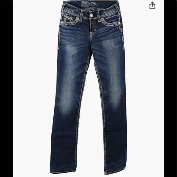 Silver Suki 17 Mid Rise Slim Bootcut